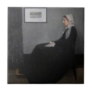 James Whistler - Portrait of the Artist's Mother Tile