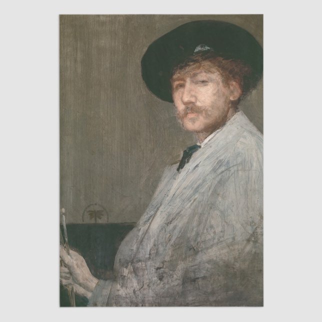 James Whistler - Portrait of the Painter Tissue Paper (Creator Uploaded)