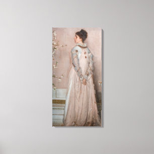 James Whistler - Symphony in Flesh Colour and Pink Canvas Print