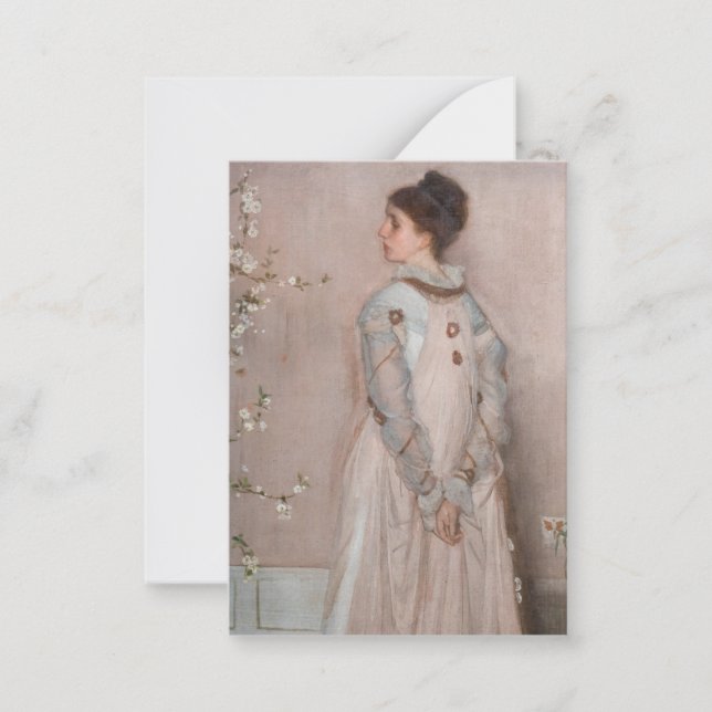 James Whistler - Symphony in Flesh Colour and Pink Card (Front)