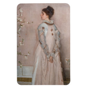 James Whistler - Symphony in Flesh Colour and Pink Magnet