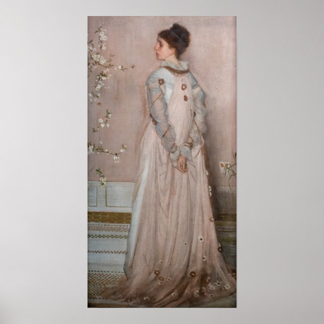 James Whistler - Symphony in Flesh Colour and Pink Poster (Front)