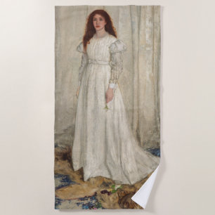 James Whistler - Symphony in White No. 1 Beach Towel