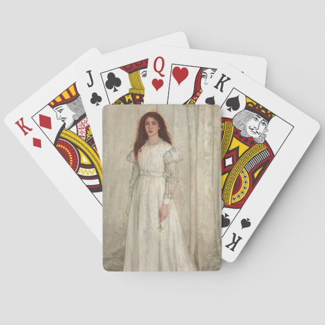 James Whistler - Symphony in White No. 1 Playing Cards (Back)