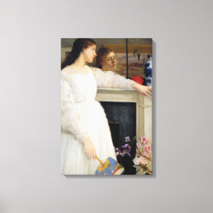 James Whistler - Symphony in White No. 2 Canvas Print