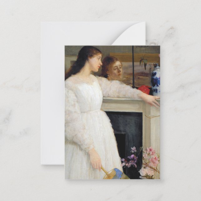 James Whistler - Symphony in White No. 2 Card (Front)