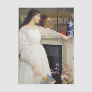James Whistler - Symphony in White No. 2 Tissue Paper