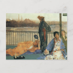 James Whistler-The Balcony Postcard