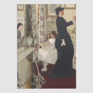 James Whistler - The Music Room Tissue Paper