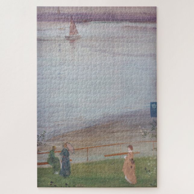 James Whistler - Variations in Violet and Green Jigsaw Puzzle (Vertical)