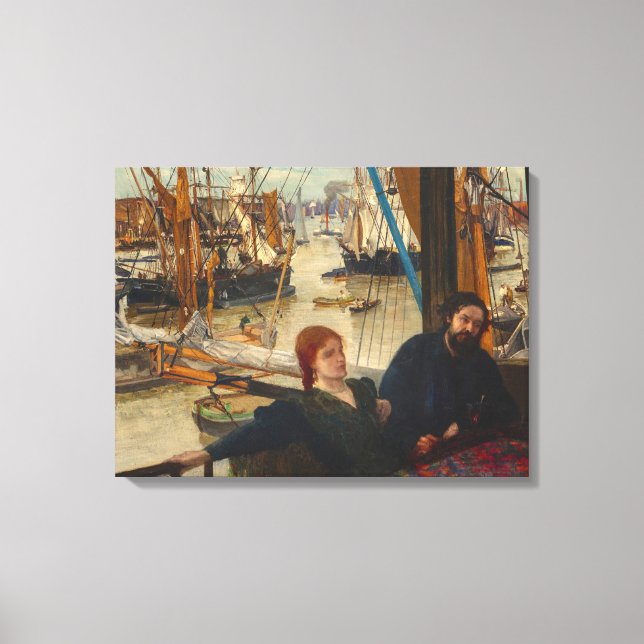 James Whistler - Wapping Canvas Print (Front)