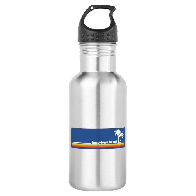 Jamestown Beach Virginia 532 Ml Water Bottle (Front)