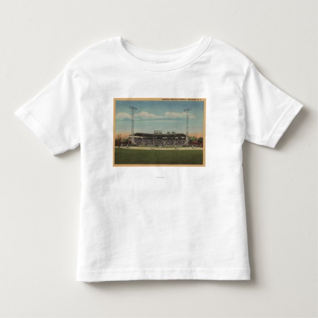 Jamestown, NY - Municipal Baseball Stadium Toddler T-Shirt (Front)
