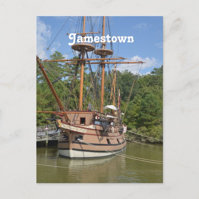 Jamestown Postcard (Front)