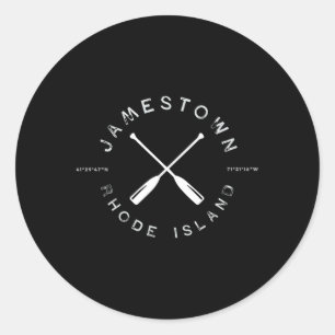 Jamestown Rhode Island Ri Classic Round Sticker