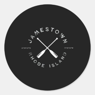 Jamestown Rhode Island Ri Classic Round Sticker