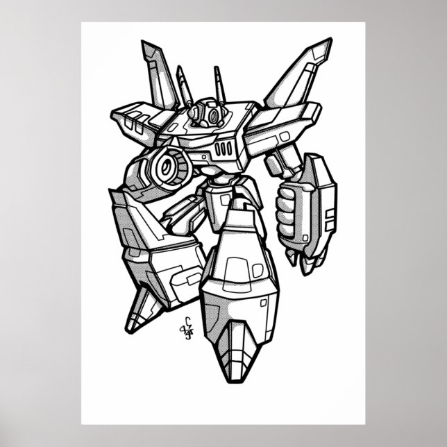 Jamezon mech poster (Front)