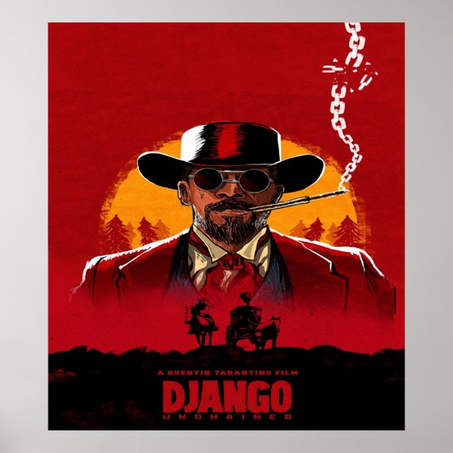 Jamie Django Foxx Poster (Front)