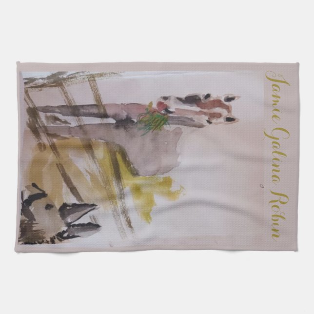Jamie meets Penelope Tea Towel (Horizontal)