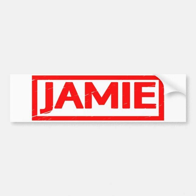 Jamie Stamp Bumper Sticker (Front)