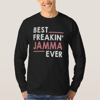 Jamma idea for Grandma Mothers Day Best Freakin' J T-Shirt