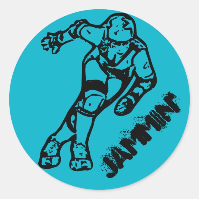 JAMMER CLASSIC ROUND STICKER (Front)