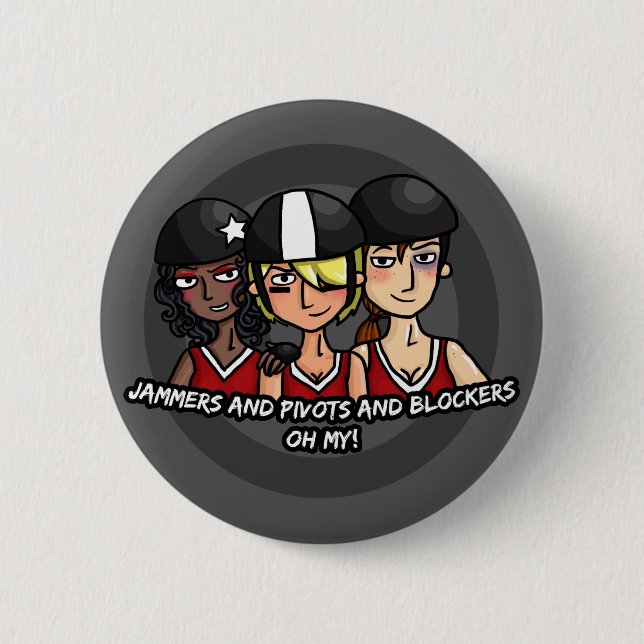 Jammers pivots blockers oh my 6 cm round badge (Front)