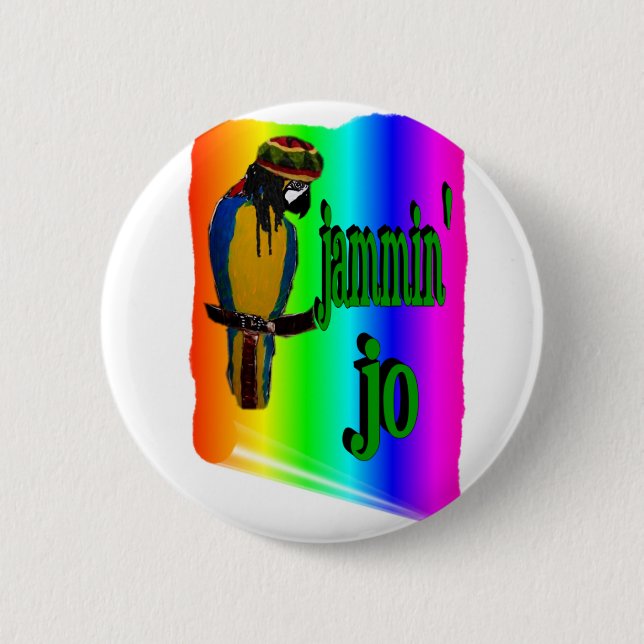 Jammin' Jo 6 Cm Round Badge (Front)