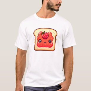 Jammin’ Toast – Kawaii Breakfast Buddy T-Shirt