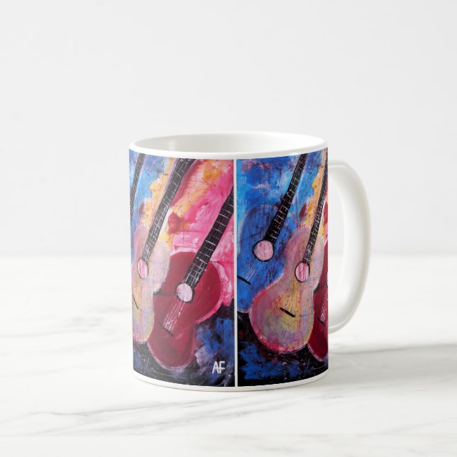 Jamming be Goode Painting by Alfred Fox Coffee Mug (Front Right)