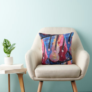 Jamming be Goode Painting by Alfred Fox Cushion