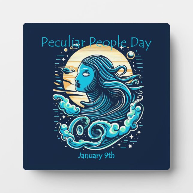 Jan 10th - Peculiar People Day Plaque (Front)