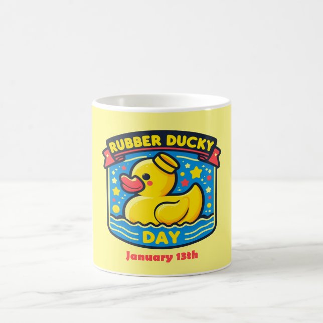 Jan 13th - Rubber Ducky Day Coffee Mug (Center)