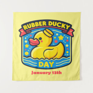 Jan 13th - Rubber Ducky Day Tapestry
