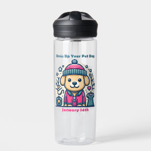 Jan 14th - Dress Up Your Pet Day Water Bottle