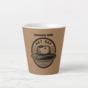 Jan 15th - Hat Day Latte Mug