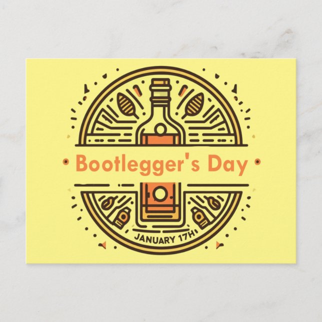 Jan 17th - Bootlegger's Day Postcard (Front)