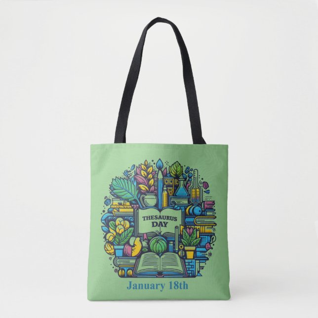 Jan 18th - Thesaurus Day Tote Bag (Front)