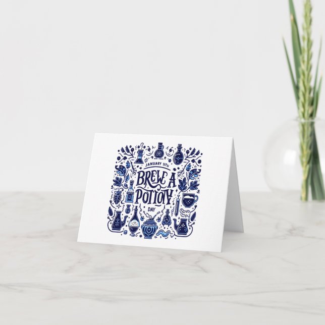 Jan 19th - Brew a Potion Day Card (Front)