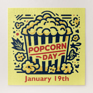 Jan 19th - Popcorn Day Jigsaw Puzzle
