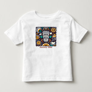 Jan 20th - Coffee Break Day Toddler T-Shirt
