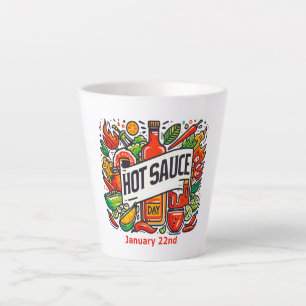 Jan 22nd - Hot Sauce Day Latte Mug