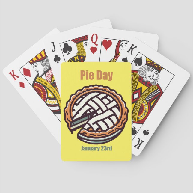 Jan 23rd - Pie Day Playing Cards (Back)