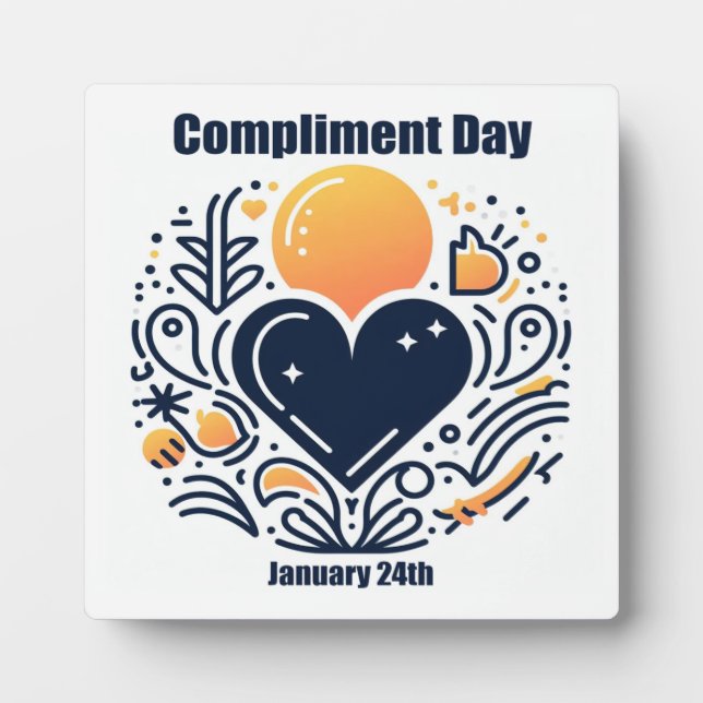 Jan 24th - Compliment Day Plaque (Front)