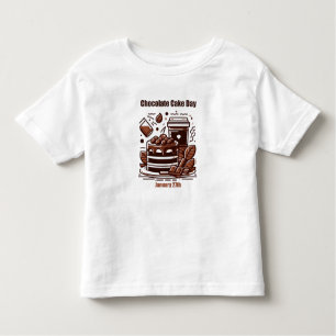 Jan 27th - Chocolate Cake Day Toddler T-Shirt