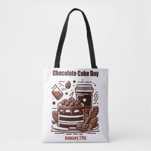 Jan 27th - Chocolate Cake Day Tote Bag