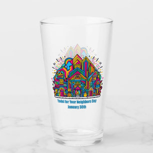 Jan 30th - Yodel for Your Neighbour Day Glass