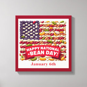 Jan 6th - National Bean Day Canvas Print