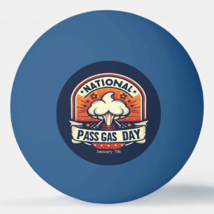 Jan 7th - National Pass Gas Day Ping Pong Ball