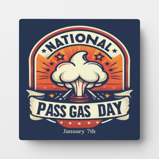 Jan 7th - National Pass Gas Day Plaque (Front)